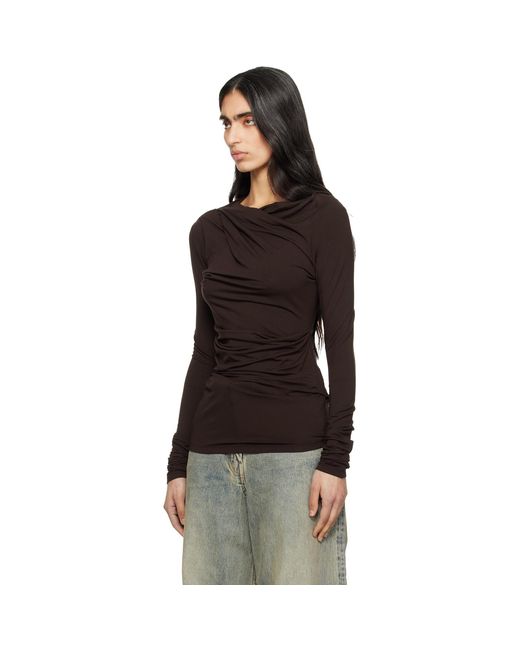 Entire studios Black Drape Top
