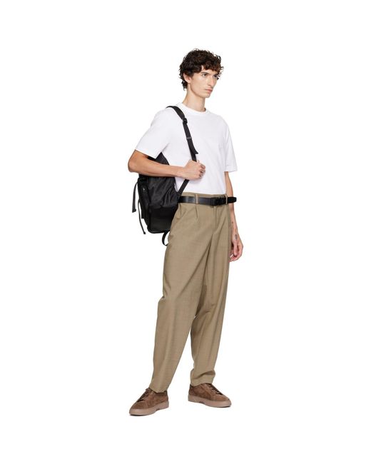 Boss Black Double B Monogram Backpack for men
