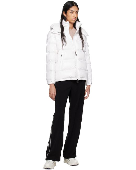 Moncler White Maire Short Down Jacket