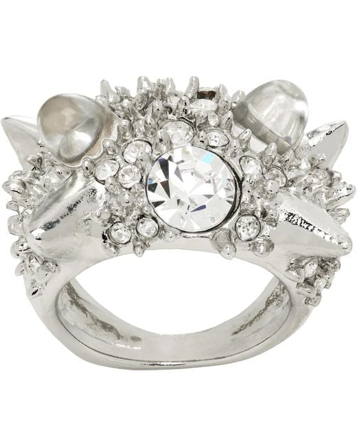 Collina Strada Metallic Alien Spike Ring
