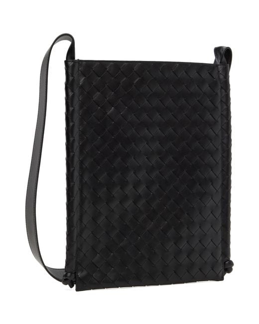 Bottega Veneta Black Large Flat Loop Pouch for men