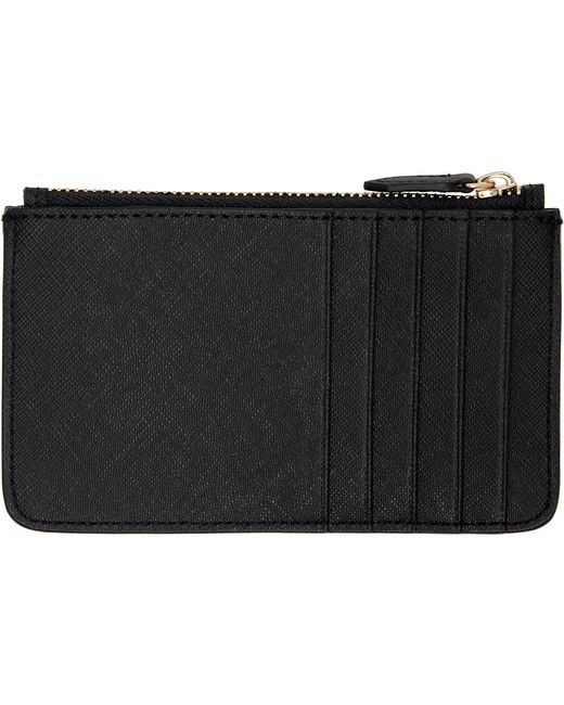 Vivienne Westwood Black Half Moon Card Holder for men