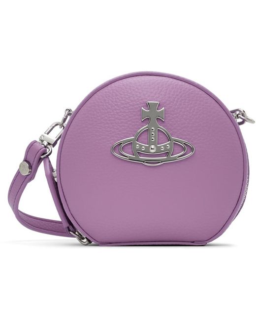 [Vivienne Westwood] Re-Vegan Mini Round クロスボディバッグ Vivienne Westwood Re-Vegan Mini Round Crossbody Bag in