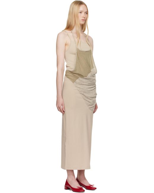 OPEN YY Black Layered Halter Neck Maxi Dress