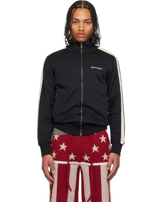 Blouson De Survêtement Noir À Logo Palm Angels pour homme en coloris Black