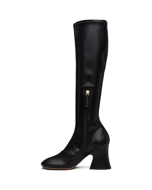 Chloé Black Janis Heeled Tall Boots