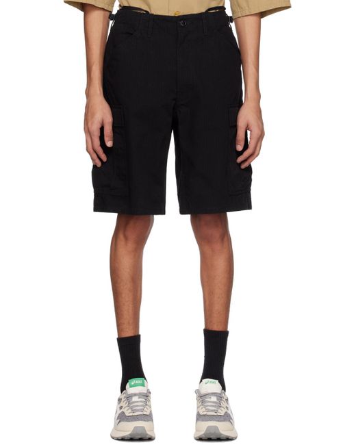 Nanamica Black Four-pocket Shorts for men