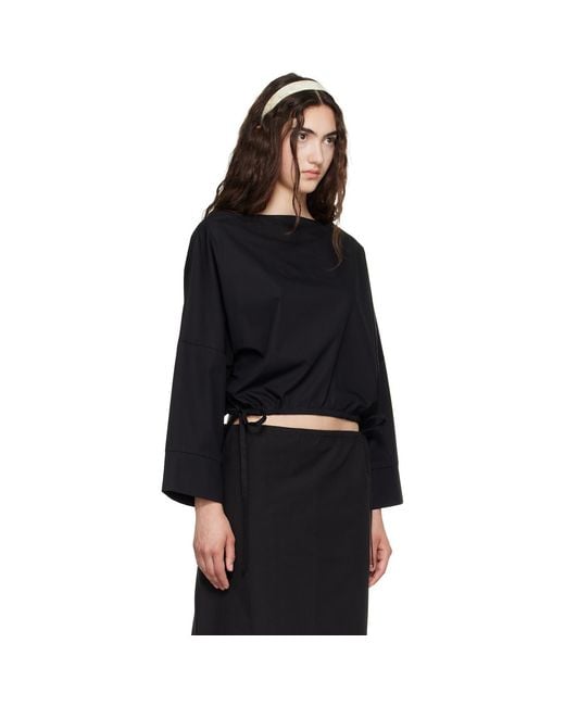 Brooke Callahan Black Cuff Top