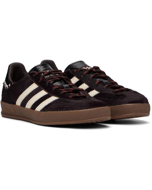 Wales Bonner Black Adidas Originals Edition Gazelle Pony Sneakers for men
