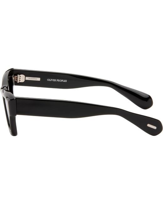 メンズ Jil Sander ブラック Oliver Peoples 'Edition 3' キャットアイ