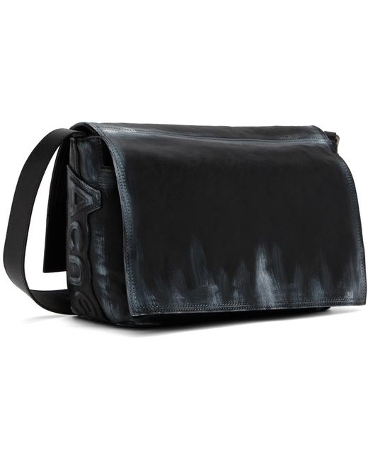 Acne Black Leather Shoulder Bag