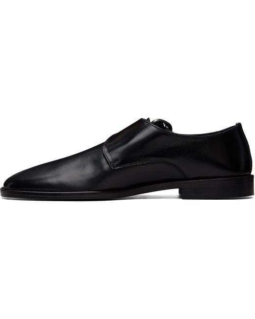 Hereu Black Cintre Monkstraps for men