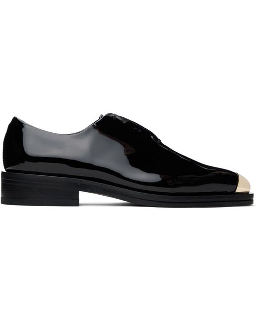 Chaussures oxford noires à bout en métal Ferragamo pour homme en coloris Black