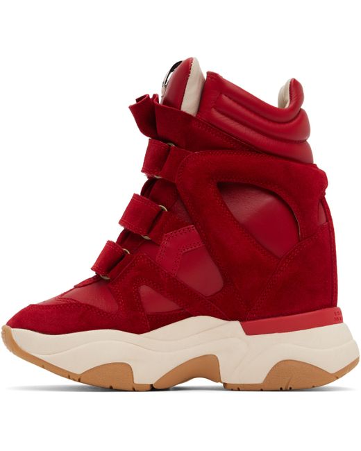 Isabel Marant レッド Balskee スニーカー Red