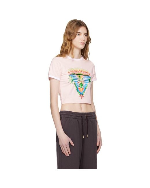 Casablanca Black Short Sleeve T-Shirt