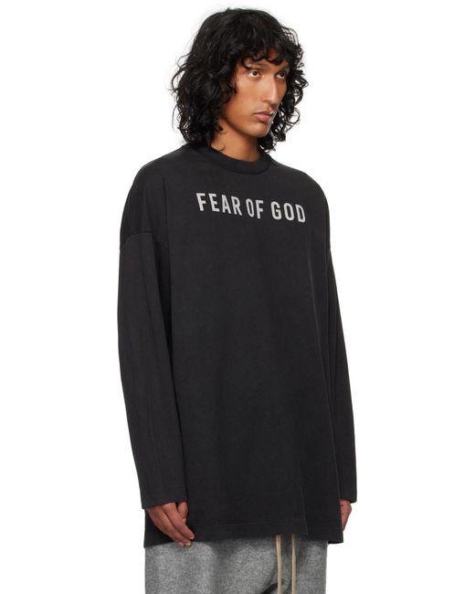 Fear Of God Black '' Thunderbird Long Sleeve T-Shirt for men