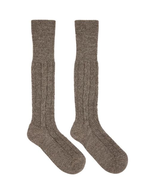 Maison Margiela Multicolor Bootleg Socks for men