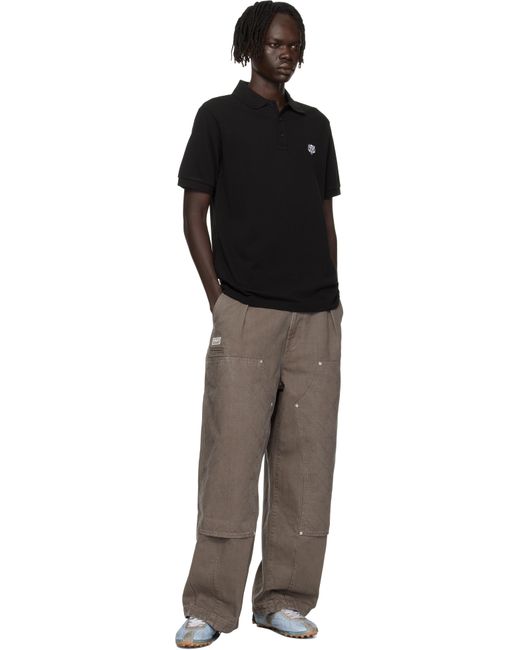 Polo Ajusté Noir À Logo Happy Tiger KENZO pour homme en coloris Black