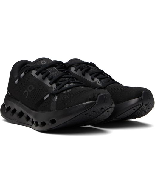 On Shoes Black Cloudsurfer 2 Sneakers for men