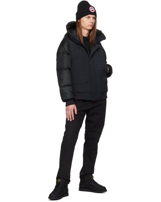 Canada Goose Black 'Paradigm' ' Label' Chilliwack Bomber Down Jacket for men