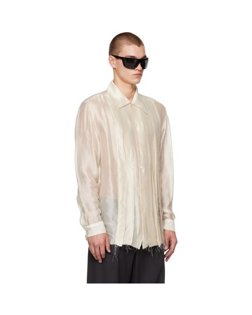 Our Legacy Natural Off- Tuxedo Every Shirt for men