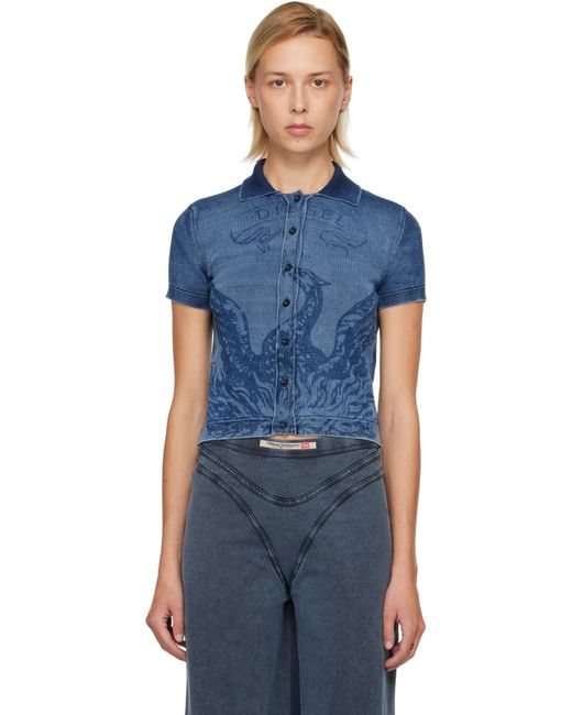 Polo Fenny Bleu DIESEL en coloris Blue