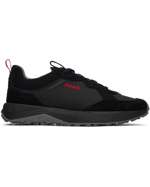 HUGO Black Kane Runn Sneakers for men