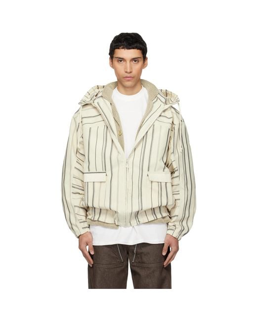 Mordecai Natural Windbreaker Jacket for men