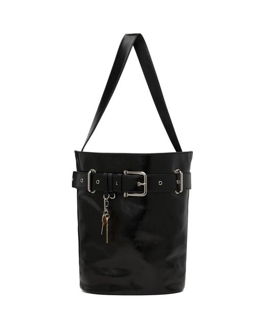 OSOI Black Bucket Brocle Bag