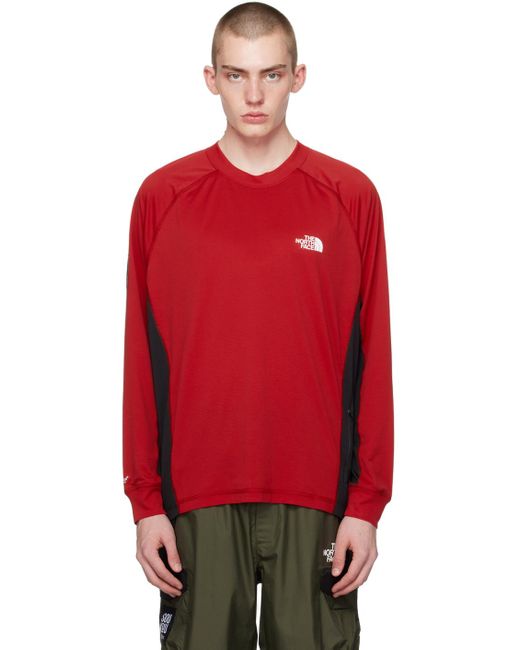 T-shirt à manches longues rouge et noir édition the north face - soukuu Undercover pour homme en coloris Red