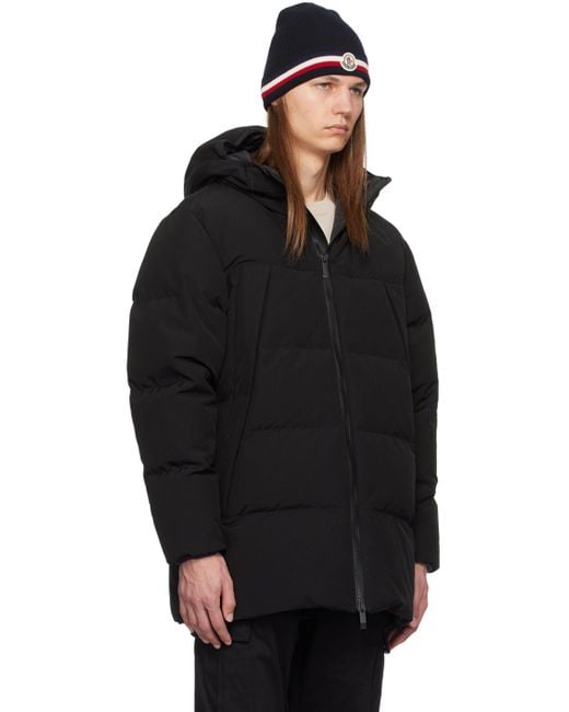 メンズ Moncler Valmaron ダウンジャケット Black