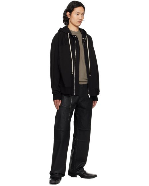 メンズ Rick Owens ブラック Hollywood Aircut ジーンズ Black