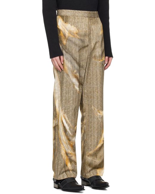 Y. Project Natural Printed Trousers for men