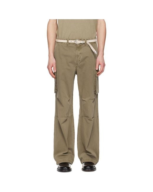 Our Legacy Natural Khaki Mount Cargo Pants for men