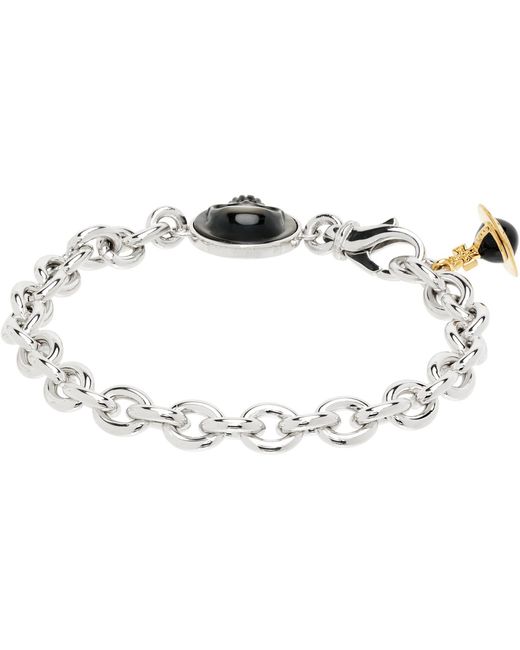 Vivienne Westwood Black Jed Bracelet for men