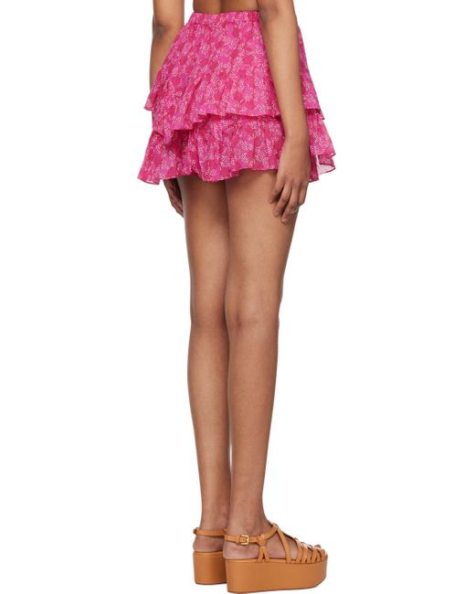 Isabel Marant Pink Jocadia Miniskirt