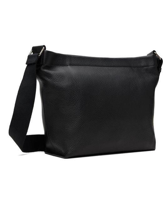 A.P.C. Black Besace Maiko Messenger Bag for men