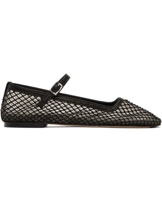 Miista Black Vanita Ballerina Flats