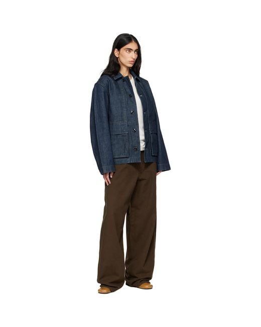 Lemaire Brown Large Trousers