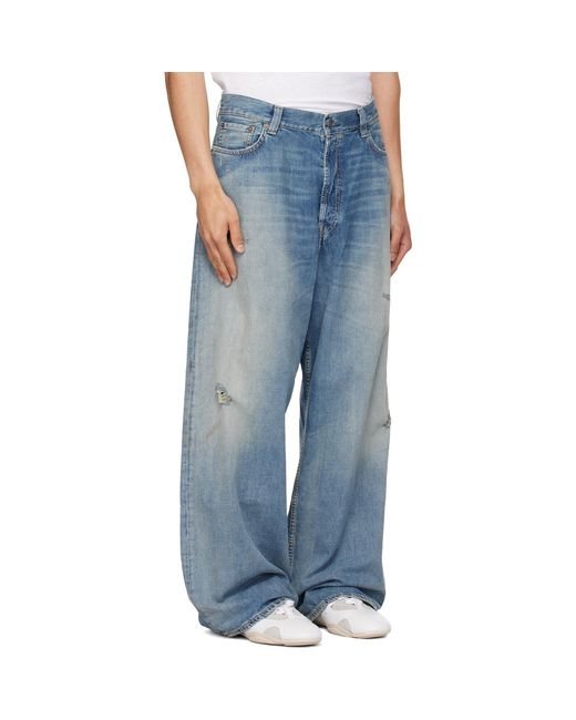 Acne Blue Loose Fit 2023 Jeans for men