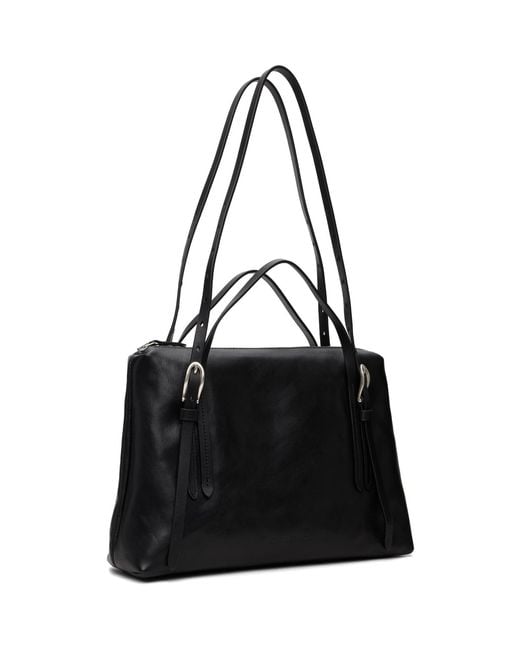 Our Legacy Black Lever Bag