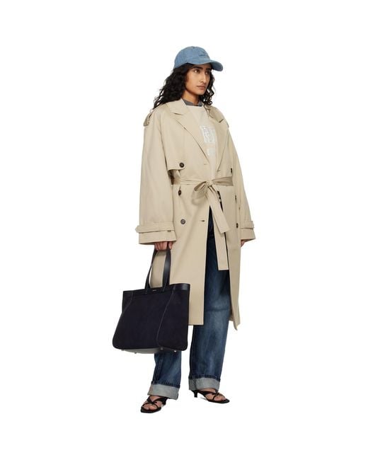 Anine Bing Black Medium Rio Tote