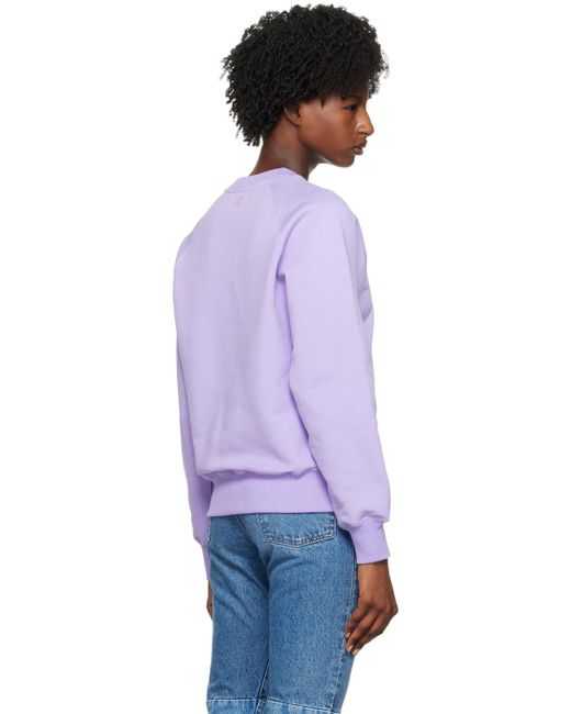 AMI Ssense Exclusive Purple Ami De Cœur Sweatshirt