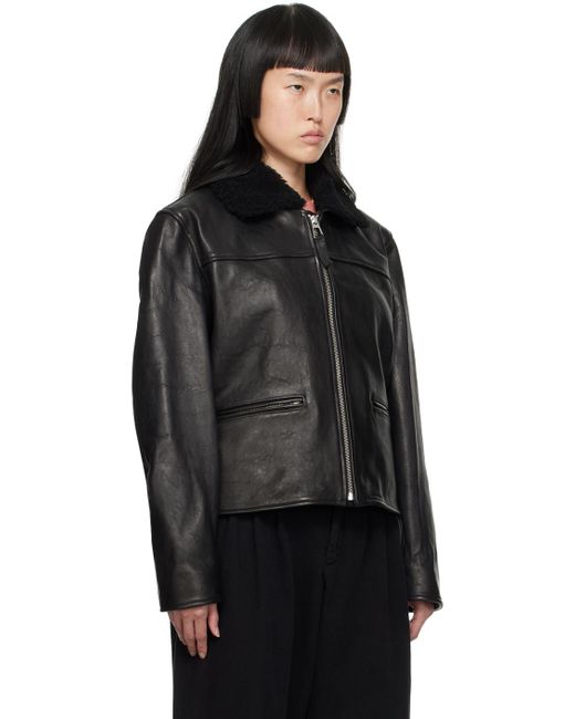 YMC Black Pepper Leather Jacket