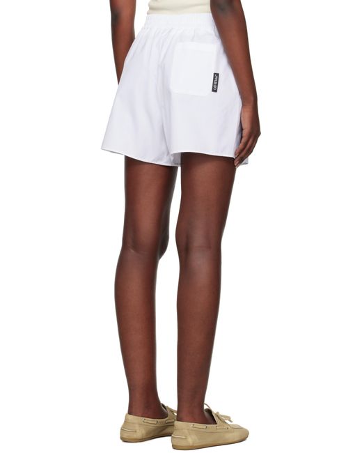 Off-White c/o Virgil Abloh White Poplin Shorts
