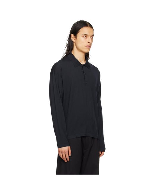 The Row Blue Dijon Polo for men