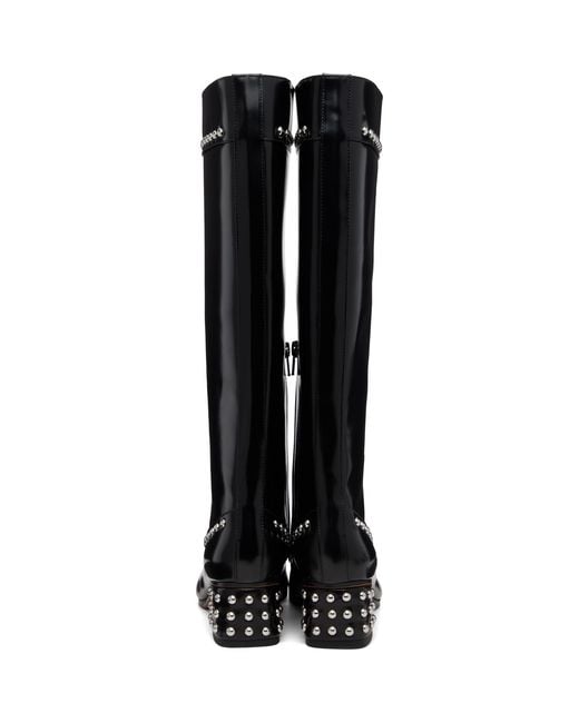 Maryam Nassir Zadeh Black Kiki Tall Boots