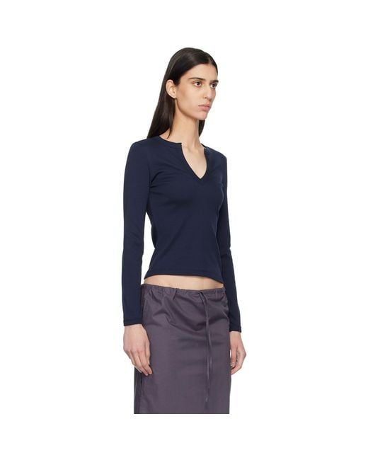 Flore Flore Blue Iman Longsleeve T-Shirt