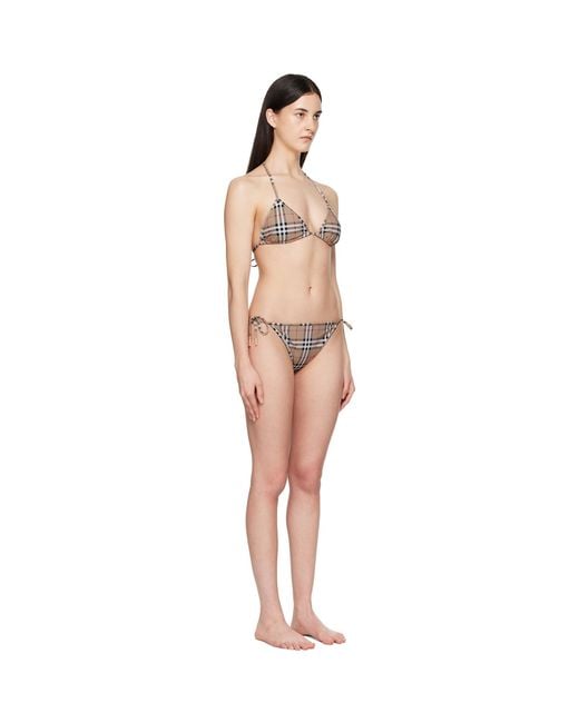 Burberry Natural Check Bikini