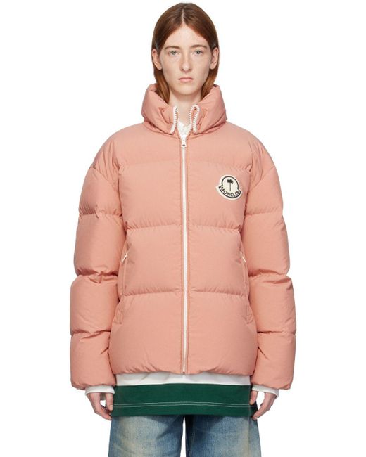 Moncler Genius Moncler X Palm Angels Pink Rodmar Down Jacket Lyst